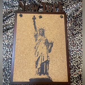 Statue of Liberty Cork Bulletin Board